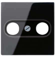 Крышка для TV-FM-розеток, фиксация винтом; дюропласт; черный; A500  A561PLTVSW  Jung