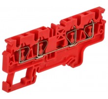 ARMAFIX Клемма пруж. CX4-4 4-конт. красная  AF-CT42-00-4-K04-004  IEK