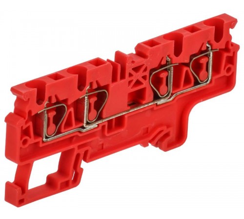 ARMAFIX Клемма пруж. CX4-4 4-конт. красная  AF-CT42-00-4-K04-004  IEK