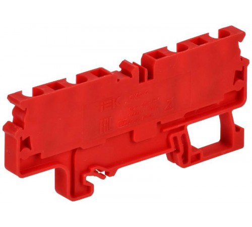 ARMAFIX Клемма пруж. CX4-4 4-конт. красная  AF-CT42-00-4-K04-004  IEK