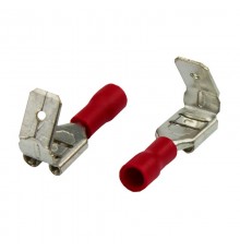 Клемма плоская изолированная гнездо 7.4 мм+штекер - 6.3 мм 0.5-1.5 мм (РПи-О 1.5-(6.3)/РПИо 1.5-7.5)  08-0414  REXANT