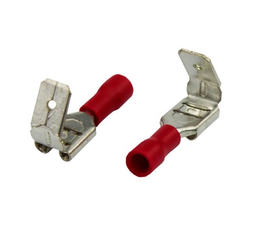 Клемма плоская изолированная гнездо 7.4 мм+штекер - 6.3 мм 0.5-1.5 мм (РПи-О 1.5-(6.3)/РПИо 1.5-7.5)  08-0414  REXANT