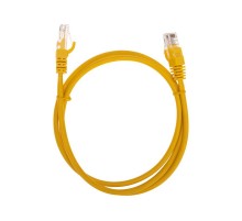 Патч-корд U/UTP, CAT 5e, RJ45-RJ45, 26AWG, LSZH, желтый, 1м REXANT  02-0105-1  REXANT