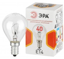 Лампа накаливания  P45 40Вт Е14 / E14 230В  шар прозрачный  Б0066547  ЭРА
