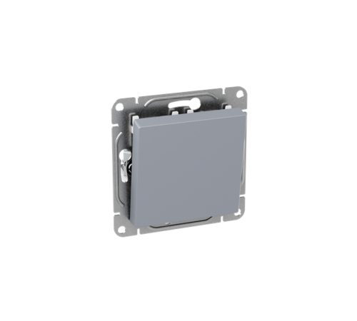 Механизм выключателя, одноклавишный, проходной, алюминий Эпика EKF  UP1-SWA-11  EKF