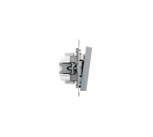 Механизм выключателя, одноклавишный, проходной, алюминий Эпика EKF  UP1-SWA-11  EKF