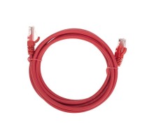 Патч-корд U/UTP CAT 6, RJ45-RJ45, 26AWG, LSZH, красный, 2м REXANT  02-0293-2  REXANT