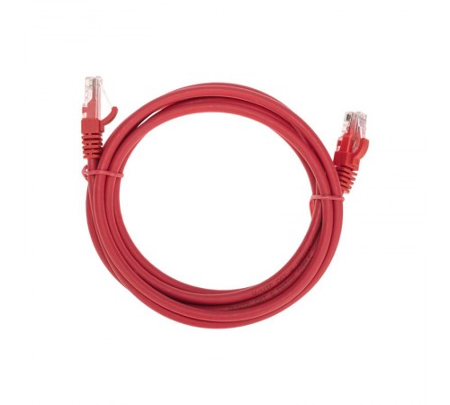 Патч-корд U/UTP CAT 6, RJ45-RJ45, 26AWG, LSZH, красный, 2м REXANT  02-0293-2  REXANT