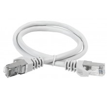 Коммутационный шнур (патч-корд), кат.6А S/FTP, LSZH, 5м, серый  PC01-C6ASL-5M  ITK