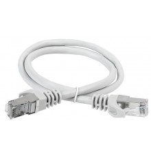 Коммутационный шнур (патч-корд), кат.6А S/FTP, LSZH, 10м, серый  PC01-C6ASL-10M  ITK
