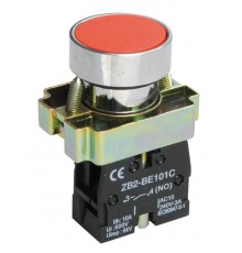 Кнопка управления LAY5-BA41 без подсветки красная 1з   BBT60-BA-K04  IEK