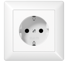 Штепсельная розетка SCHUKO 16A 250V~ ; белая AS1520WW Jung