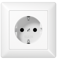 Штепсельная розетка SCHUKO 16A 250V~ ; белая AS1520WW Jung