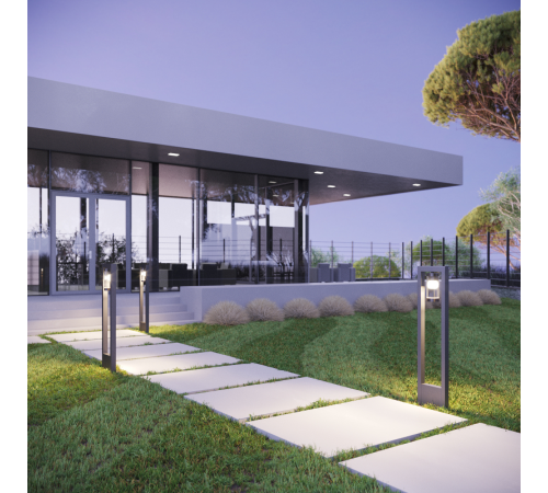 Светильник садово-парковый Clio столб 14.2*80cm, 170-240V / 50Hz, 1xE27, Max.60W, IP54  GD020  Gauss