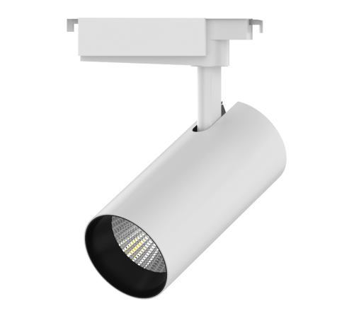 Светильник светодиодный трековый цилиндр 32W 2750lm 4000K 180-240V IP20 75*220мм белый угол 24  TR072  Gauss