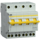 Выключатель-разъединитель (рубильник) трехпозиционный ВРТ-63 4п 40А  MPR10-4-040  IEK