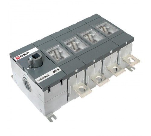 Рубильник 400A 4P без рукоятки управления TwinBlock  tb-s-400-4p  EKF