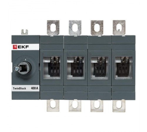 Рубильник 400A 4P без рукоятки управления TwinBlock  tb-s-400-4p  EKF
