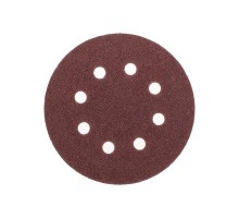 Диск абразивный на ворсовой основе, на липучке, перфорированный, P60, 125мм, 10 шт.  KR-91-1165  Kranz