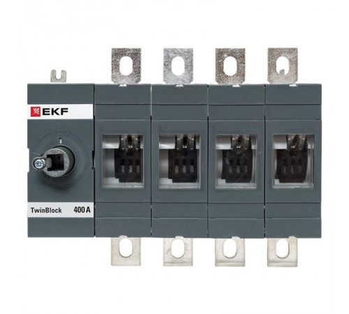 Рубильник 400A 4P без рукоятки управления TwinBlock  tb-s-400-4p  EKF
