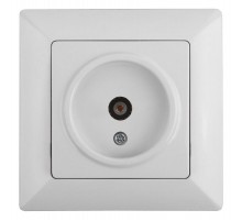 4-301-01 Intro Розетка TV одиночная, СУ, Solo, белый  Б0043368  Intro