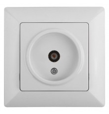 4-301-01 Intro Розетка TV одиночная, СУ, Solo, белый  Б0043368  Intro