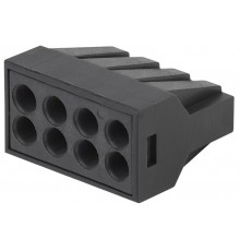 Аксессуары для клемм NO-224-55 ЭРА Клемма СМК с пастой серии 308, 8 отверстий, 0,5-2,5 мм2 (упак 50  Б0043973  ЭРА