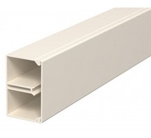 Мини-канал WDK с крышкой 25x40x2000 мм (борт 26 мм, крышка 40 мм, перегородка) ПВХ кремовый RAL 9001  6150632  OBO Bettermann