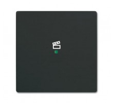 Клавиша одинарная free@home, сцена, future, цвет чёрный бархат SRS-1-885  2CKA006220A0621  ABB