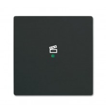 Клавиша одинарная free@home, сцена, future, цвет чёрный бархат SRS-1-885  2CKA006220A0621  ABB