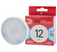 Лампа светодиодная LED GX-12W-840-GX53 R (диод, таблетка, 12Вт, нейтр, GX53) (10/100/4200)  Б0048013  ЭРА