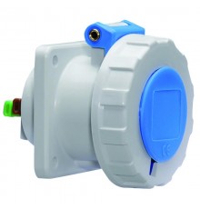 Розетка встраиваемая прямая 32А 3p(1P+N+E) IP67 75х75 13750 I 13750-Bals I Bals