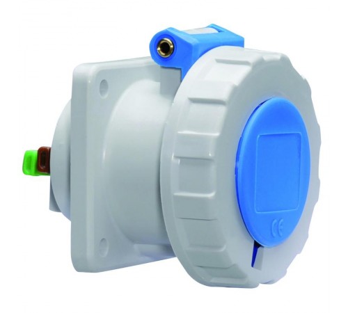 Розетка встраиваемая прямая 32А 3p(1P+N+E) IP67 75х75 13750 I 13750-Bals I Bals