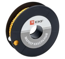 Маркер-кабельный 2,5кв.мм "3" (1000шт.) (ЕС-1) EKF PROxima  plc-KM-2.5-3  EKF