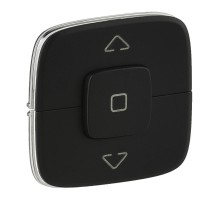 Valena ALLURE Антрацит Накладка выключателя жалюзийного  755148  Legrand