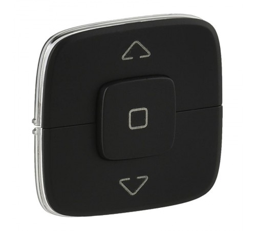 Valena ALLURE Антрацит Накладка выключателя жалюзийного  755148  Legrand