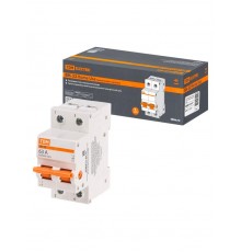 Выключатель нагрузки модульный (мини-рубильник) ВН-32 2P 63A Home Use  SQ0211-0117  TDM