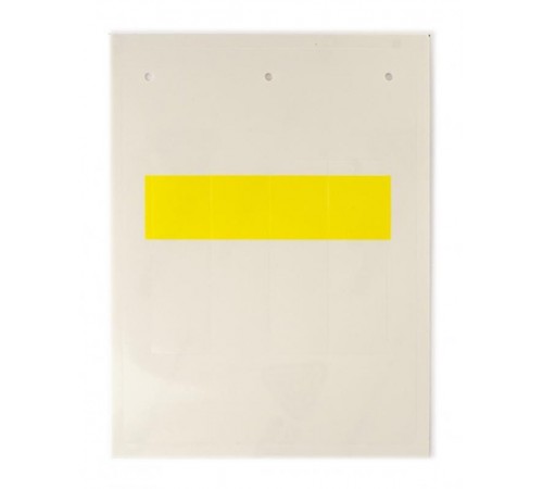 Самоламинирующаяся маркировка для кабелей и труб. Желтая  CMSA10023Y  DKC