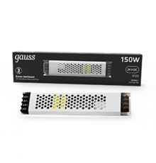 Блок питания 150W 24V IP20 ультратонкий 1/70  202102150  Gauss