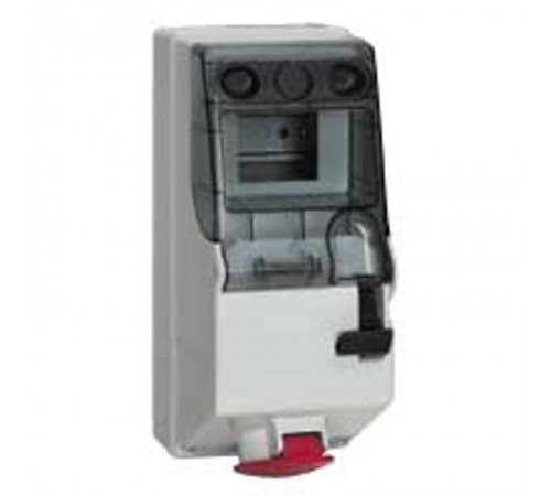 Комбинированный щиток - P17 Tempra Pro - с рейкой DIN - IP 44 - 380/415 В~ - 32 A - 3К+Н+З  056654  Legrand