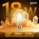 Лампа светодиодная Filament А60 18W 1600lm 2700К Е27 LED 1/10/40  102902118  Gauss