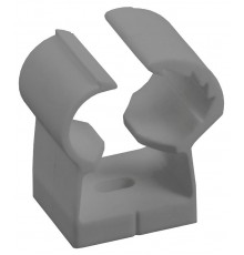 Клипса с фикс. для глад. труб 26-32мм сер. (18шт/упак)  CTA00D-FL-026-K41  IEK