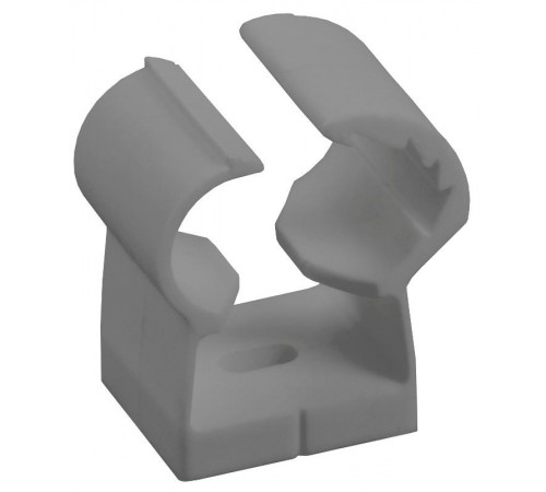 Клипса с фикс. для глад. труб 35-42мм сер. (12шт/упак)  CTA00D-FL-035-K41  IEK