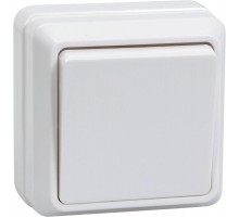 ОКТАВА белый Выключатель 1-клавишный О/У 10А ВС20-1-0-ОБ  EVO10-K01-10-DC  GENERICA
