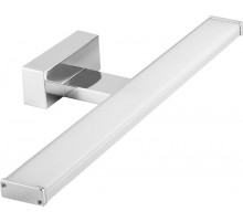 Подсветка настенная светодиодная (для зеркал/картин) AL5080 8W 650Lm 4000K IP44, хром, 400*120*40мм  29661  FERON