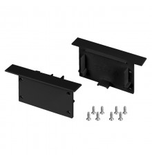 Заглушка SL-LINIA62-FS BLACK (Arlight, Пластик)  038877  Arlight