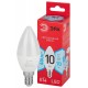 Лампа светодиодная LED B35-10W-840-E14 R (диод, свеча, 10Вт, нейтр, E14) (10/100/3500)  Б0049642  ЭРА