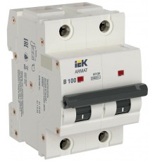 Автоматический выключатель двухполюсный M10H 2P B 100A ARMAT  AR-M10H-2-B100  IEK