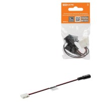 Коннектор для соединения светодиодной ленты шириной 8 мм с разъемом для драйвера, (уп. 2 шт)  SQ0331-0406  TDM