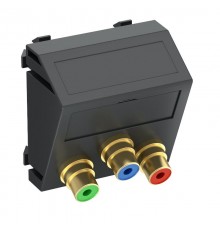 Мультимедийная рамка Video-Cinch Modul45 (черный) (MTS-3R L SWGR1)  6105129  OBO Bettermann